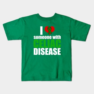 I Love Someone with Celiac Disease Kids T-Shirt